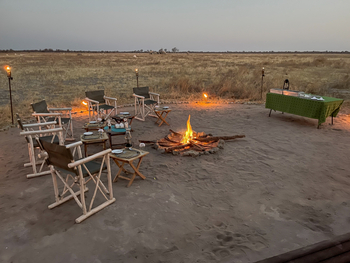 Nxai Pan Camp: Lagerfeuer