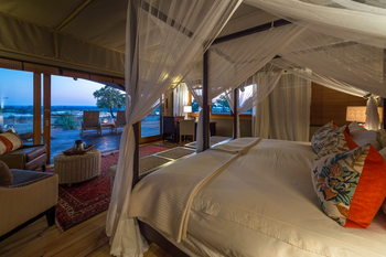 Toka Leya Camp Toka Leya Camp: Schlafzimmer bei Nacht