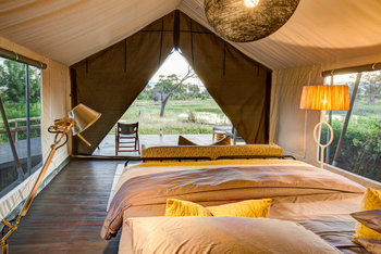 Gomoti Plains Camp: Gästezelte