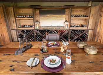 Mara Nyika Camp: Esstisch