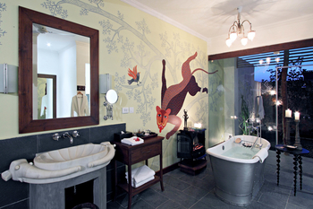 Samode Safari Lodge Samode Safari Lodge: Wanne und Waschtisch