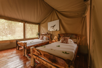 Tangulia Mara Camp: Einzelbetten mit Nachttisch