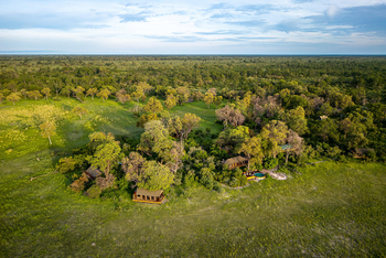 Karangoma Camp: Luftbild