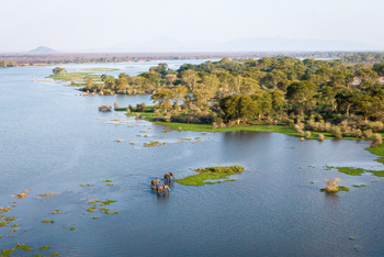 Kuthengo Camp: Seelandschaft