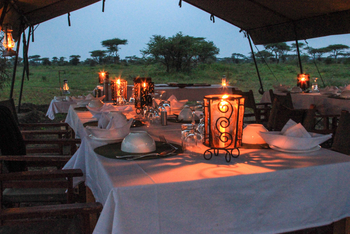 Olaado Camp: Candle Light Dinner