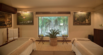 Sujan Sher Bagh: Spa Zelt mit Liegen für ayurverdische Anwendungen und Massagen