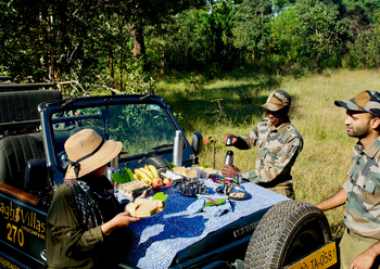 Bagh Villas: Safari-Frühstück