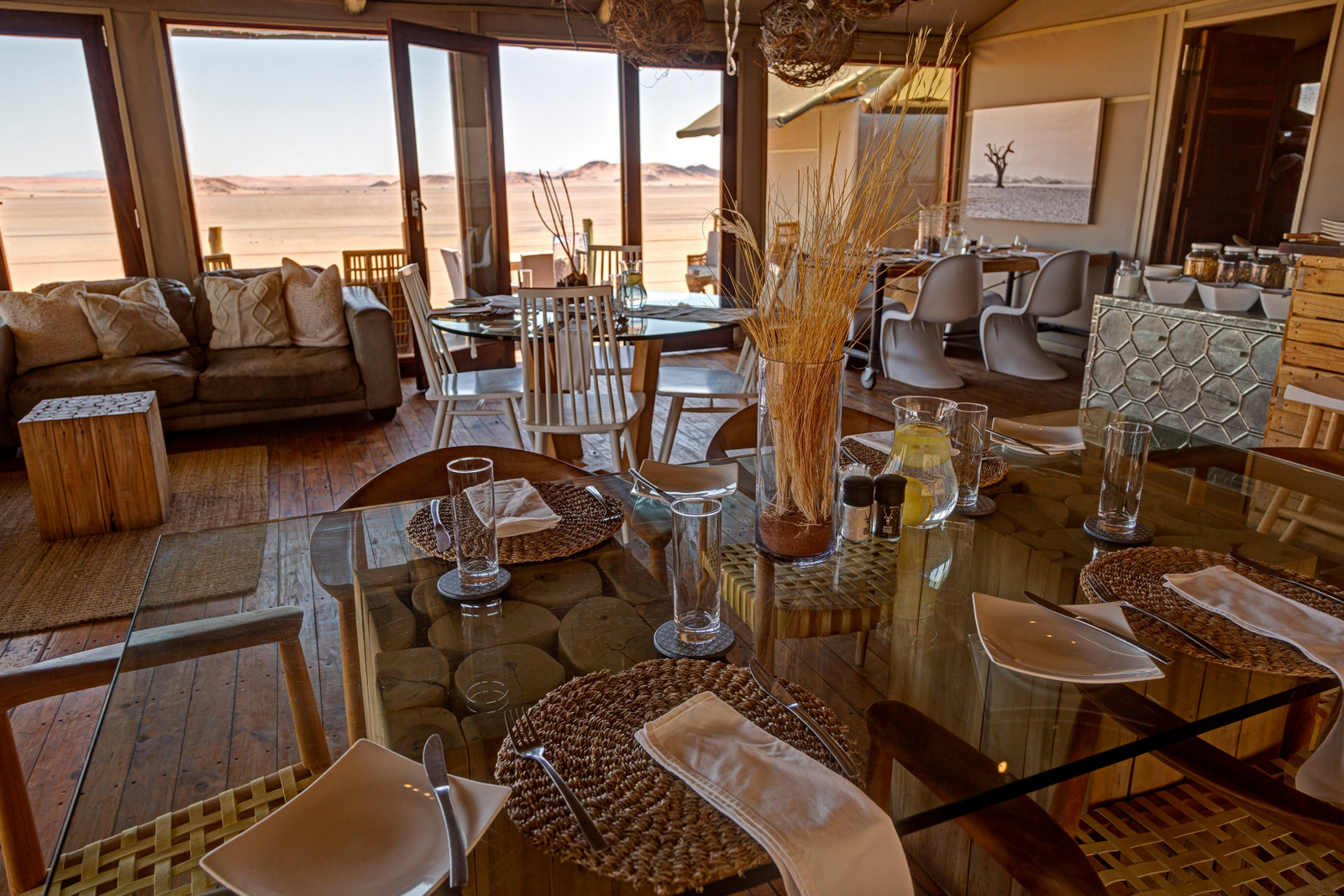 Kanaan Desert Retreat Kanaan Desert Retreat: Lounge mit Blick