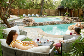 Sanctuary Chobe Chilwero Sanctuary Chobe Chilwero: Poollandschaft