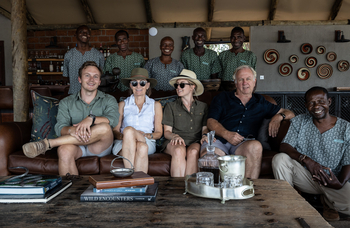 Sungani Lodge Sungani Lodge: Familie mit Team