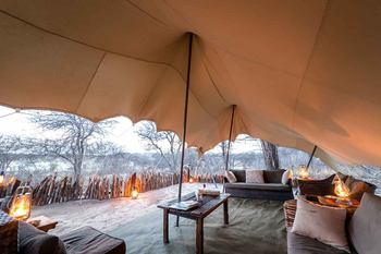 Tuskers Bush Camp: Outdoor Lounge