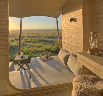 andBeyond Kichwa Tembo Tented Camp: Private Outdoor Lounge
