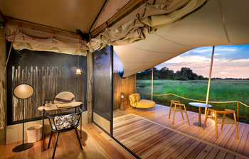 Khwai Leadwood Camp Khwai Leadwood Camp: Private Veranda