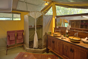 Kicheche Laikipia Camp: Gästebad