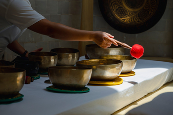 Kisawa Sanctuary: Klangschalen