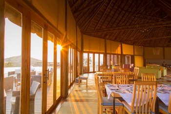 Lahia Tented Lodge: Essbereich