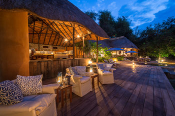 Luangwa River Camp: Terrasse