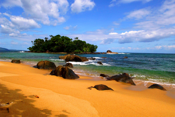 Masoala Forest Lodge: Strand und Meer