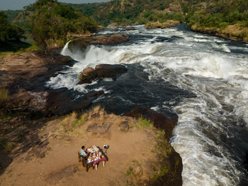 Nile Safari Lodge: Drone Shot