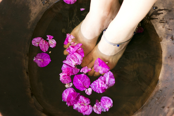 The Elephant Camp: Fußbad