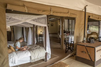 Cottar's 1920s Safari Camp: Family Tent