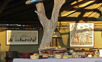 Kujwana Camp: Frühstücksbuffet