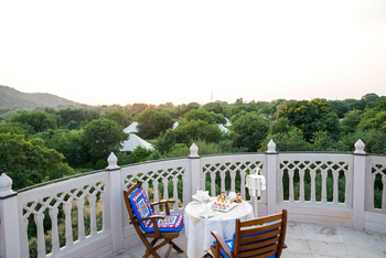 The Oberoi Vanyavilas Wildlife Resort The Oberoi Vanyavilas Wildlife Resort: Auf dem Turm