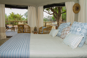 Three Rivers Camp Three Rivers Camp: Blick aus dem Zelt