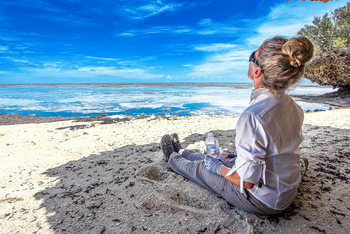 Astove Coral House: Landschaft