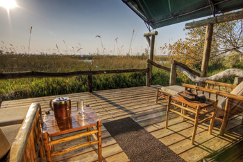 Camp Xakanaxa Camp Xakanaxa: Ausblick von der Veranda