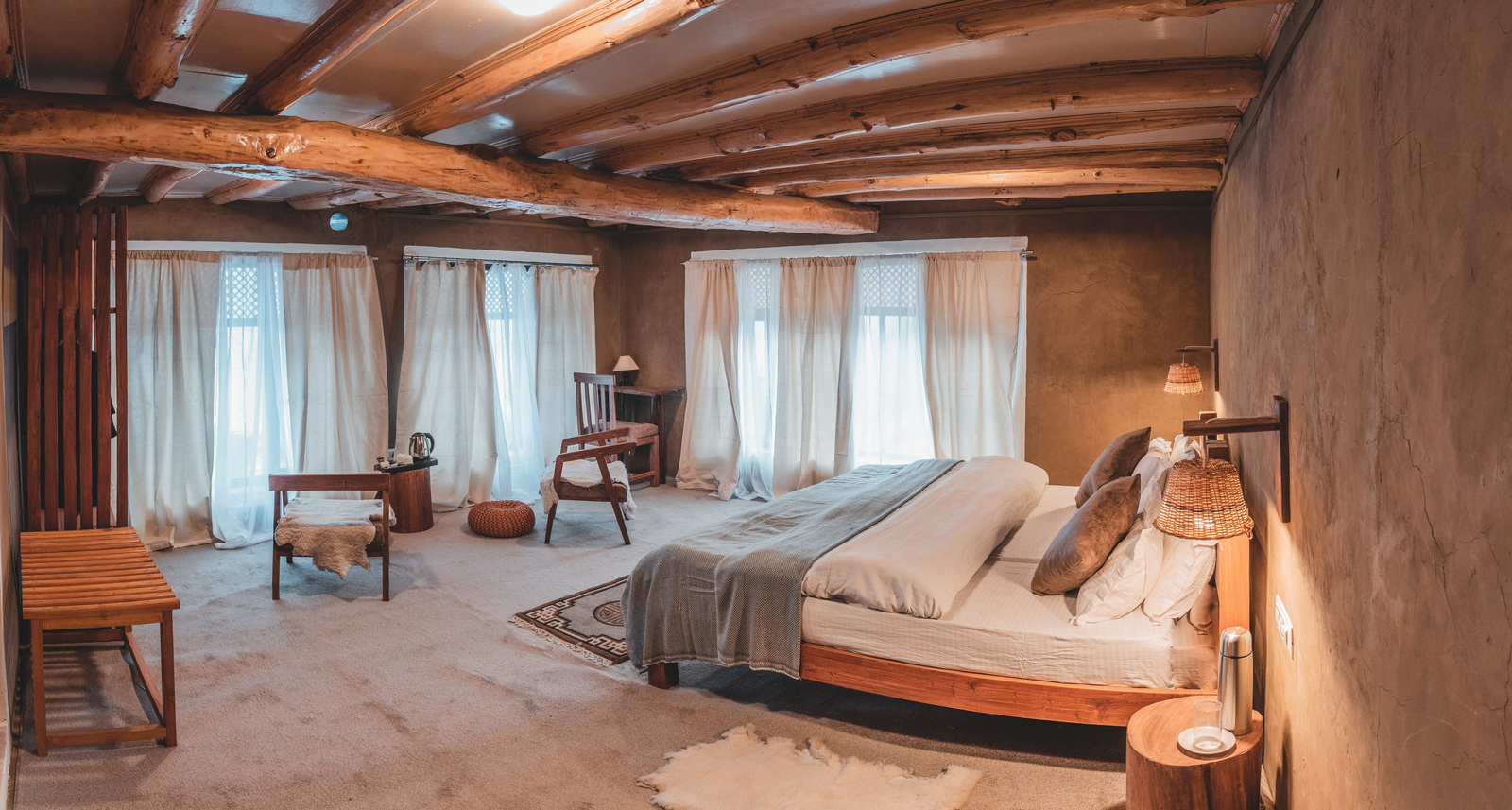 Drenmo Lodge Drenmo Lodge: Zimmer mit Deckenbalken