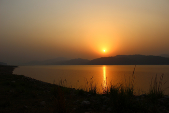 Jim's Jungle Retreat: Sonnenuntergang