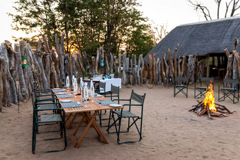 Mankwe Tented Retreat: Lagerfeuer