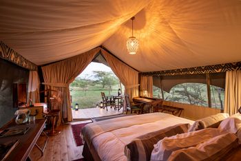 Mara Expedition Camp: Gästezelt Interieur