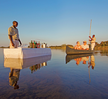 Moanachira Flood Plains: Mokorofahrt mit Pause im Wasser