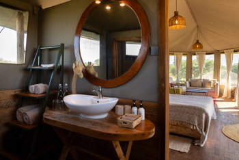 Olmara Camp: Waschtisch