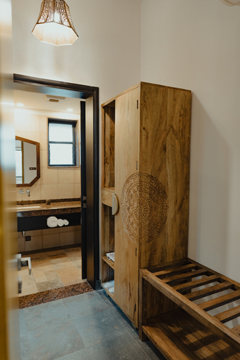 Tathastu Resort Satpura: Gepäckablage