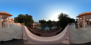 Dev Vilas: Terrasse Panorama