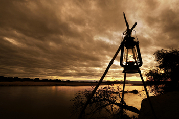 Island Bush Camp: Laterne