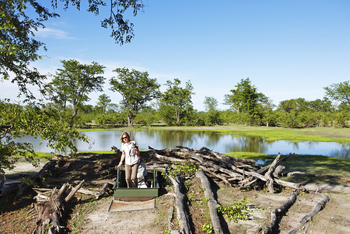 King's Pool Camp King's Pool Camp: Ausstieg aus dem Beobachtungsunterstand