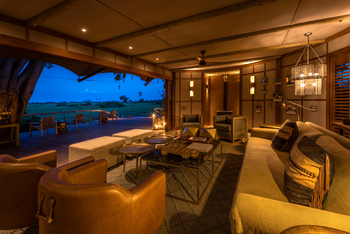 Little Mombo Camp: Lounge