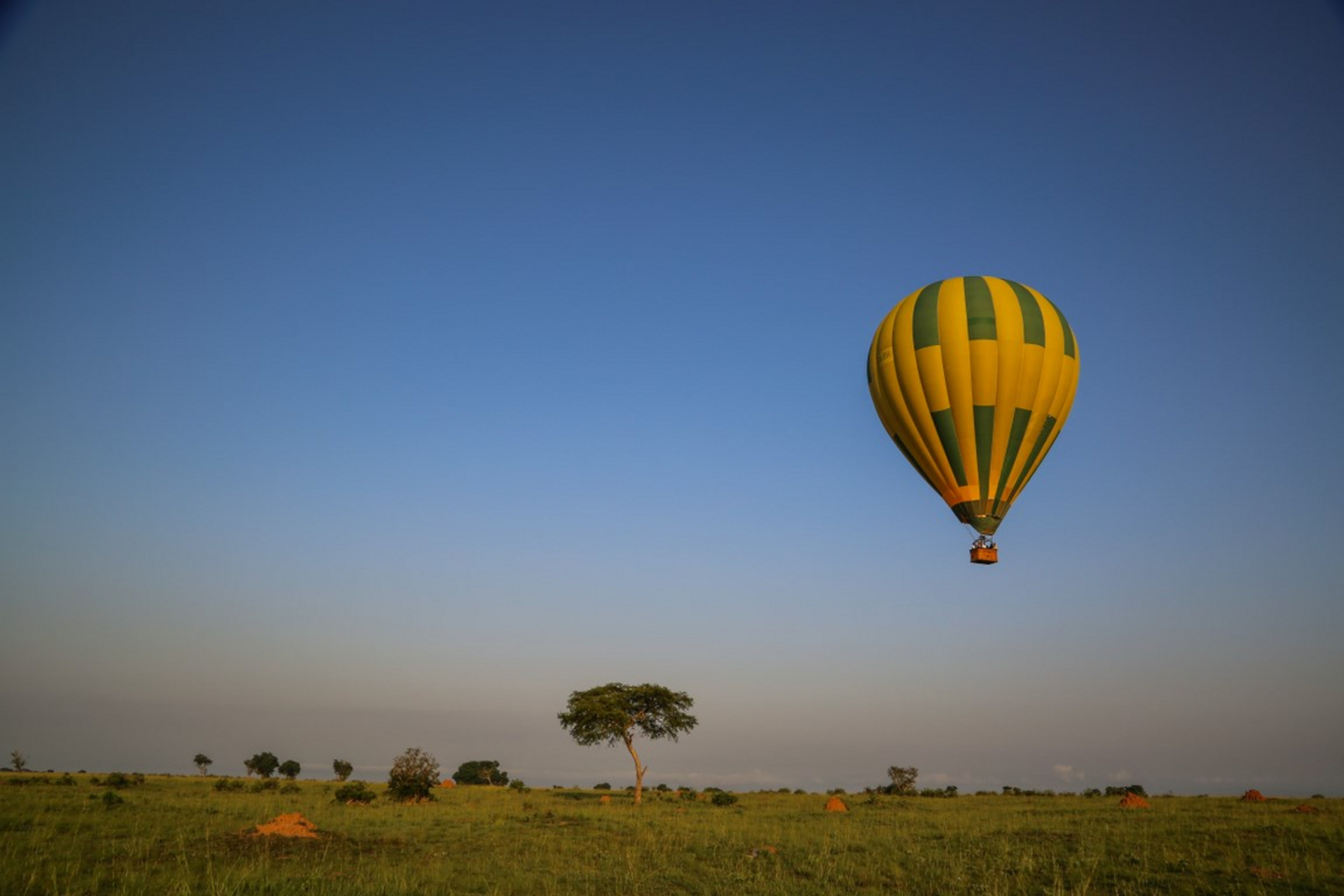 Murchison Falls Ballonfahrt Murchison Falls Ballonfahrt: Start