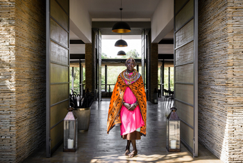 Sanctuary Olonana Sanctuary Olonana: Eingangsbereich