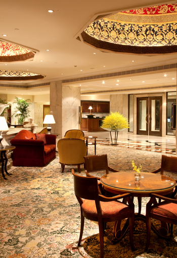 Taj Mahal, New Delhi: Blick durch die Lobby