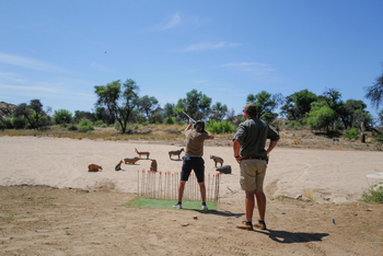Gmundner Lodge: Schießübungen