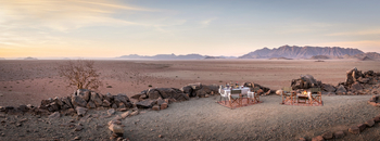 Hoodia Desert Lodge: Open Air Dinner Venue