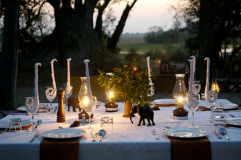 Macatoo Camp: Gedeckter Tisch