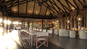 Sediba Sa Rona: Visualisierung - Speisesaal