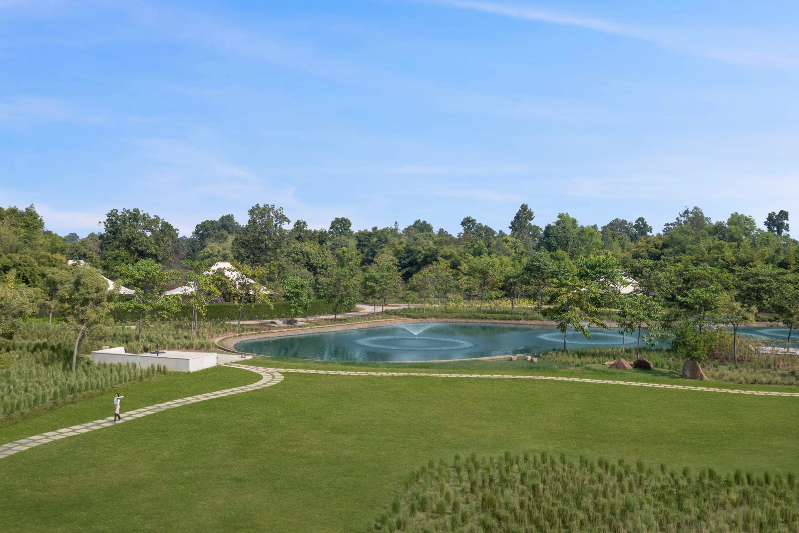 The Oberoi Vindhyavilas Wildlife Resort The Oberoi Vindhyavilas Wildlife Resort: Parkanlage