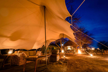 Tuskers Bush Camp: Leinwanddach